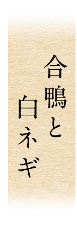 合鴨と白ネギ